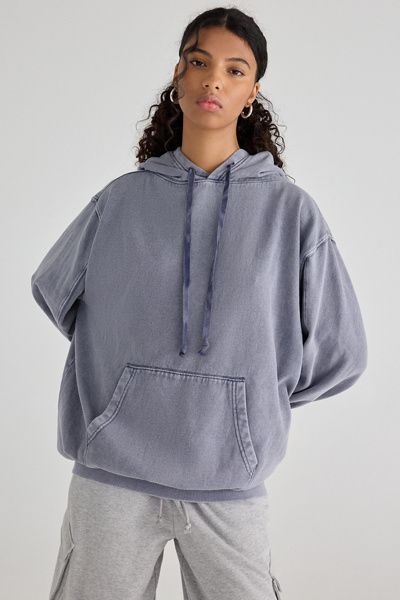 Out From Under Out From Under Perfect Oversized Hoodie Sweatshirt in Pale Blue, Women's at Urban Outfitters