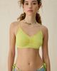 Out From Under Out From Under Pinch-Front Seamless Knit Bralette in Lime, Women's at Urban Outfitters - 1