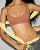 Out From Under Out From Under Reformer Cinch-Front Sports Bra in Brown, Women's at Urban Outfitters - 2