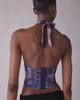 Out From Under Out From Under Sasha Lace-Up Plunging Halter Neck Corset Top in Purple, Women's at Urban Outfitters - 3