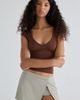 Out From Under Out From Under Saturday Sculpt Slit Mini Skort in Stone, Women's at Urban Outfitters - 2