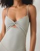 Out From Under Out From Under Saturday Sculpt Twist-Front Athletic Romper in Stone, Women's at Urban Outfitters - 4