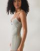 Out From Under Out From Under Saturday Sculpt Twist-Front Athletic Romper in Stone, Women's at Urban Outfitters - 6