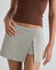 Out From Under Out From Under Show Off Slit Mini Skort in Stone, Women's at Urban Outfitters - 3