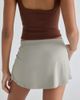 Out From Under Out From Under Show Off Slit Mini Skort in Stone, Women's at Urban Outfitters - 5