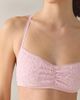Out From Under Out From Under Simona Floral Jacquard Seamless Knit Bralette in Pink, Women's at Urban Outfitters - 3