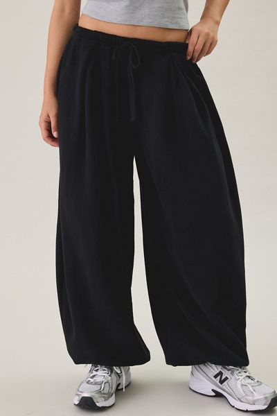 Out From Under Out From Under Slow Motion Baggy Balloon Sweatpants in Black, Women's at Urban Outfitters