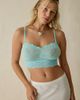 Out From Under Out From Under Summer Breeze Lace Trim Convertible Bralette in Light Blue, Women's at Urban Outfitters - 1