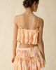 Out From Under Out From Under Summer Lovin' Printed Tiered Ruffle Skirt 2-Piece Set in Coral, Women's at Urban Outfitters - 2