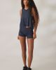 Out From Under Out From Under Tara Cropped Racerback Tank Top in Black, Women's at Urban Outfitters - 4