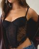 Out From Under Out From Under Touch Of Whimsy Lace + Lacing Corset in Black, Women's at Urban Outfitters - 4