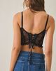 Out From Under Out From Under Touch Of Whimsy Lace + Lacing Corset in Black, Women's at Urban Outfitters - 5
