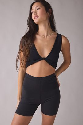 Out From Under Out From Under Wrap It Up Seamless Reversible Bra Top in Black, Women's at Urban Outfitters