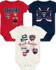 Outerstuff Infant & Newborn Outerstuff Florida Panthers Littlest Player Three-Pack Bodysuit Set - 1