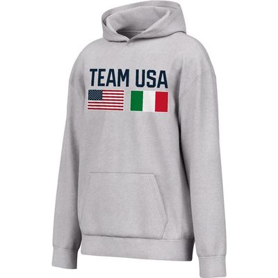 Outerstuff Men's Outerstuff Heather Gray Team USA Hoodie 