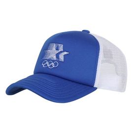 Outerstuff Men's Outerstuff Royal Los Angeles 1984 Olympic Games Stars & Rings Foam Front Trucker Adjustable Hat 