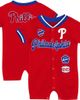 Outerstuff Newborn Outerstuff Red Philadelphia Phillies Pinch Coverall  - 1