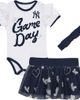 Outerstuff Newborn Outerstuff White/Navy New York Yankees Bodysuit, Headband & Skirt Set  - 1
