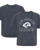 Outerstuff Outerstuff Girls Juniors Heather Charcoal Los Angeles Rams Cheer Squad Raglan T-Shirt  - 1