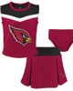Outerstuff Outerstuff Girls Toddler Cardinal Arizona Cardinals Spirit Cheer Two-Piece Cheerleader Set with Bloomers  - 1