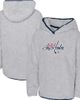Outerstuff Outerstuff Girls Youth Heather Gray Washington Capitals Ultimate Teddy Fleece Pullover Hoodie  - 1