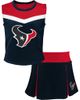 Outerstuff Outerstuff Girls Youth Navy Houston Texans Spirit Two-Piece Cheerleader Set  - 1