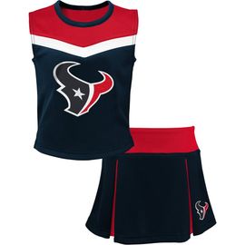 Outerstuff Outerstuff Girls Youth Navy Houston Texans Spirit Two-Piece Cheerleader Set 