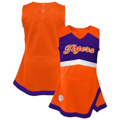Outerstuff Outerstuff Girls Youth Orange Clemson Tigers Cheer Captain Jumper Dress 