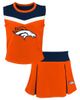 Outerstuff Outerstuff Girls Youth Orange Denver Broncos Spirit Two-Piece Cheerleader Set  - 1