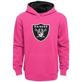Outerstuff Outerstuff Girls Youth Pink Las Vegas Raiders Prime Pullover Hoodie 