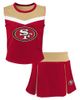 Outerstuff Outerstuff Girls Youth Scarlet San Francisco 49ers Spirit Two-Piece Cheerleader Set  - 1