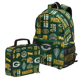 Outerstuff Outerstuff Green Bay Packers Backpack and Lunchbox Set 