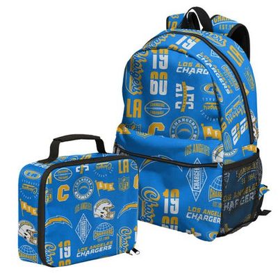 Outerstuff Outerstuff Los Angeles Chargers Backpack and Lunchbox Set
