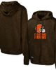 Outerstuff Outerstuff Men's Brown Cleveland Browns Streak Fleece Pullover Hoodie  - 1