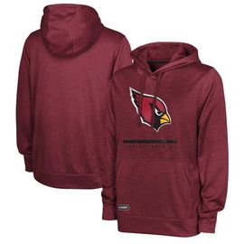 Outerstuff Outerstuff Men's Cardinal Arizona Cardinals Speed Drill Streak Pullover Hoodie 