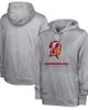 Outerstuff Outerstuff Men's Heather Gray Tampa Bay Buccaneers Grid Drill Streak Fleece Pullover Hoodie  - 1