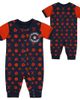 Outerstuff Outerstuff Newborn Navy Houston Astros Hard 90 Coveralls  - 1