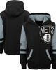 Outerstuff Outerstuff Preschool Black Brooklyn Nets Straight To The League Full-Zip Hoodie  - 1