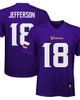 Outerstuff Outerstuff Preschool Justin Jefferson Purple Minnesota Vikings Replica Player Jersey  - 1