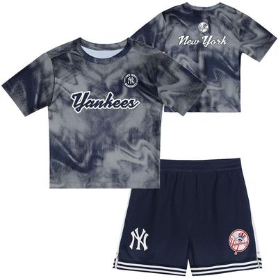 Outerstuff Outerstuff Toddler Gray/Navy New York Yankees Pinch Hitter