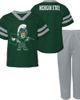 Outerstuff Outerstuff Toddler Green Michigan State Spartans Two-Piece Red Zone Jersey & Pants Set  - 1