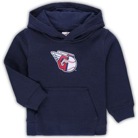Outerstuff Outerstuff Toddler Navy Cleveland Guardians Team Primary Logo Fleece Pullover Hoodie 