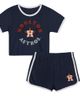 Outerstuff Outerstuff Toddler Navy Houston Astros Double Run T-Shirt & Shorts Set  - 1