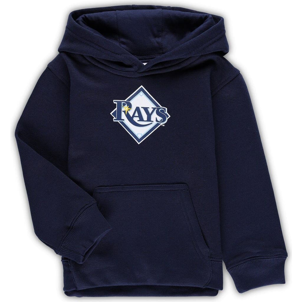 Outerstuff Outerstuff Toddler Navy Tampa Bay Rays Team Primary Logo Fleece Pullover Hoodie 