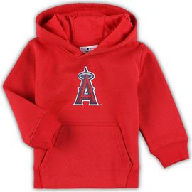 Outerstuff Outerstuff Toddler Red Los Angeles Angels Team Primary Logo Fleece Pullover Hoodie 