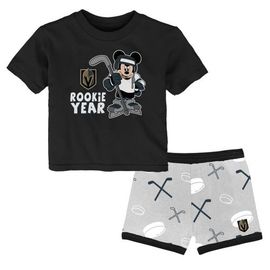 Outerstuff Outerstuff Toddler Vegas Golden Knights Disney Rookie Year T-Shirt & Shorts Set