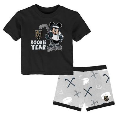 Outerstuff Outerstuff Toddler Vegas Golden Knights Disney Rookie Year T-Shirt & Shorts Set