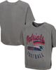 Outerstuff Outerstuff Women's Gray New England Patriots Mineral Wash Short Sleeve Top  - 1