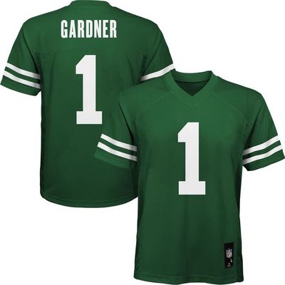 Outerstuff Outerstuff Youth Ahmad Sauce Gardner Green New York Jets Replica Player Jersey 