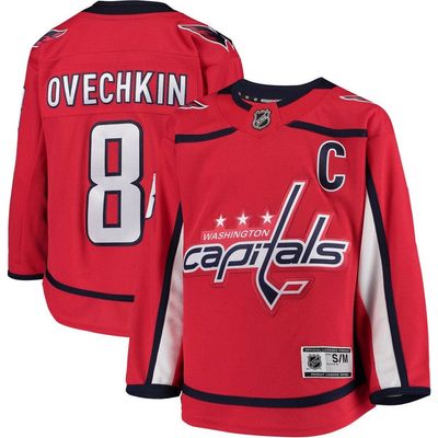 Outerstuff Outerstuff Youth Alexander Ovechkin Red Washington Capitals Home Premier Player Jersey 